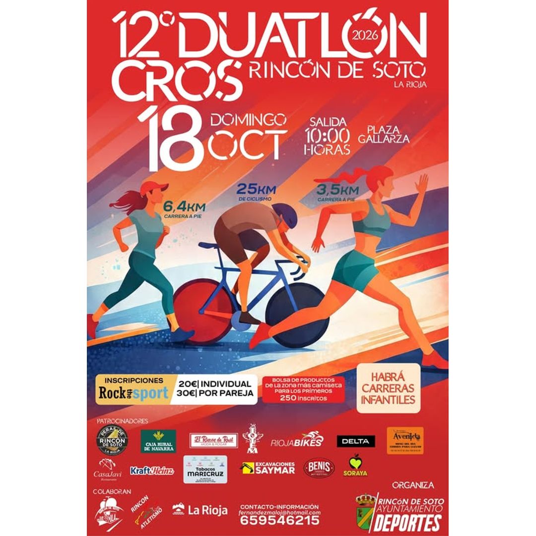 12º Duatlón Cros Rincón de Soto 2026