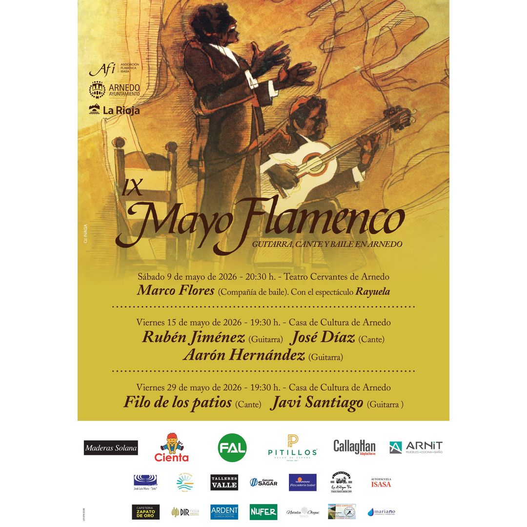 IX Mayo Flamenco – Rubén Jiménez, José Diaz y Aarón Hernández