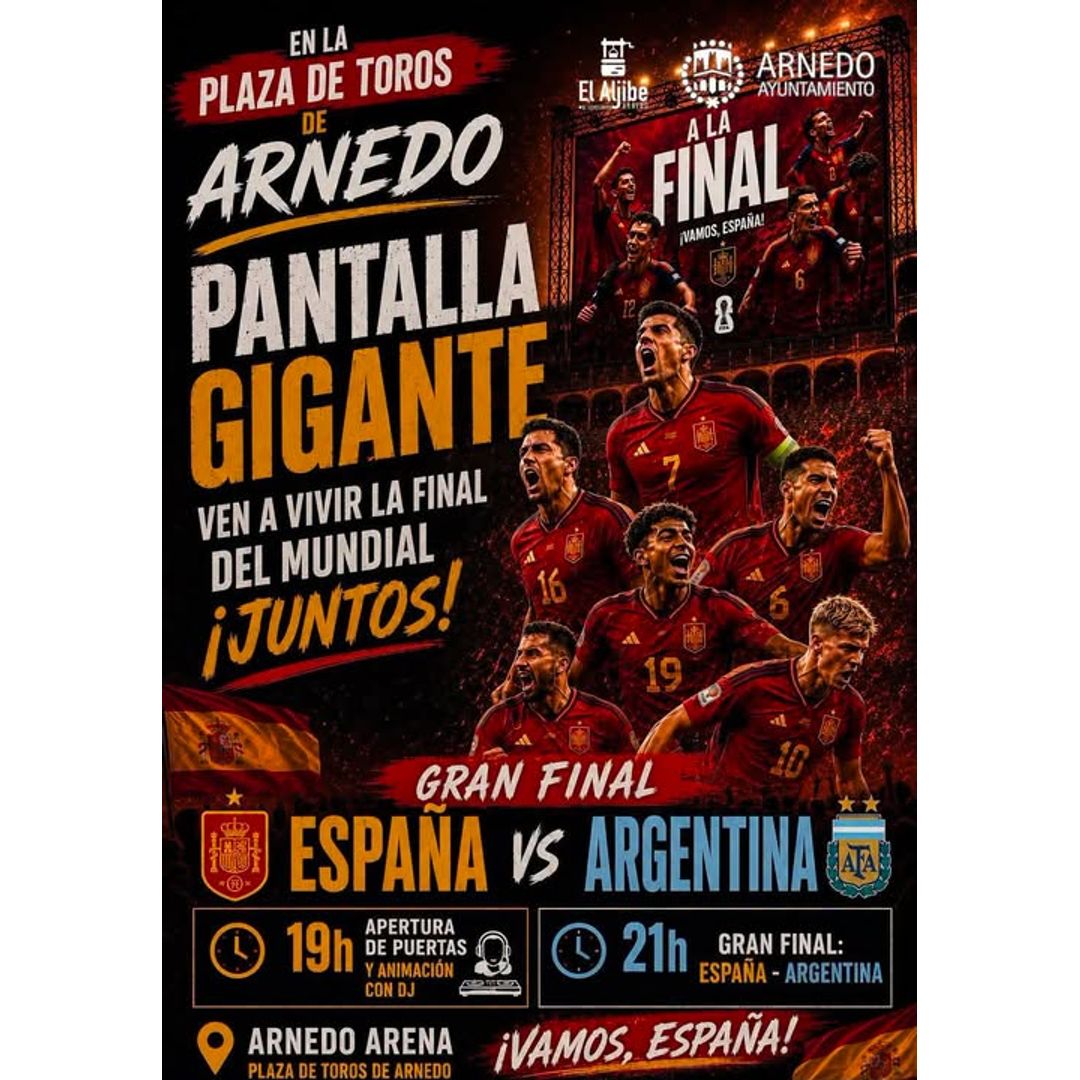 Proyección de partido de fútbol