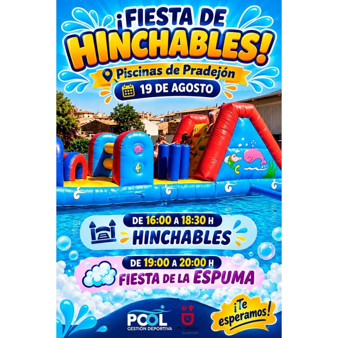 Fiesta de Hinchables y Espuma