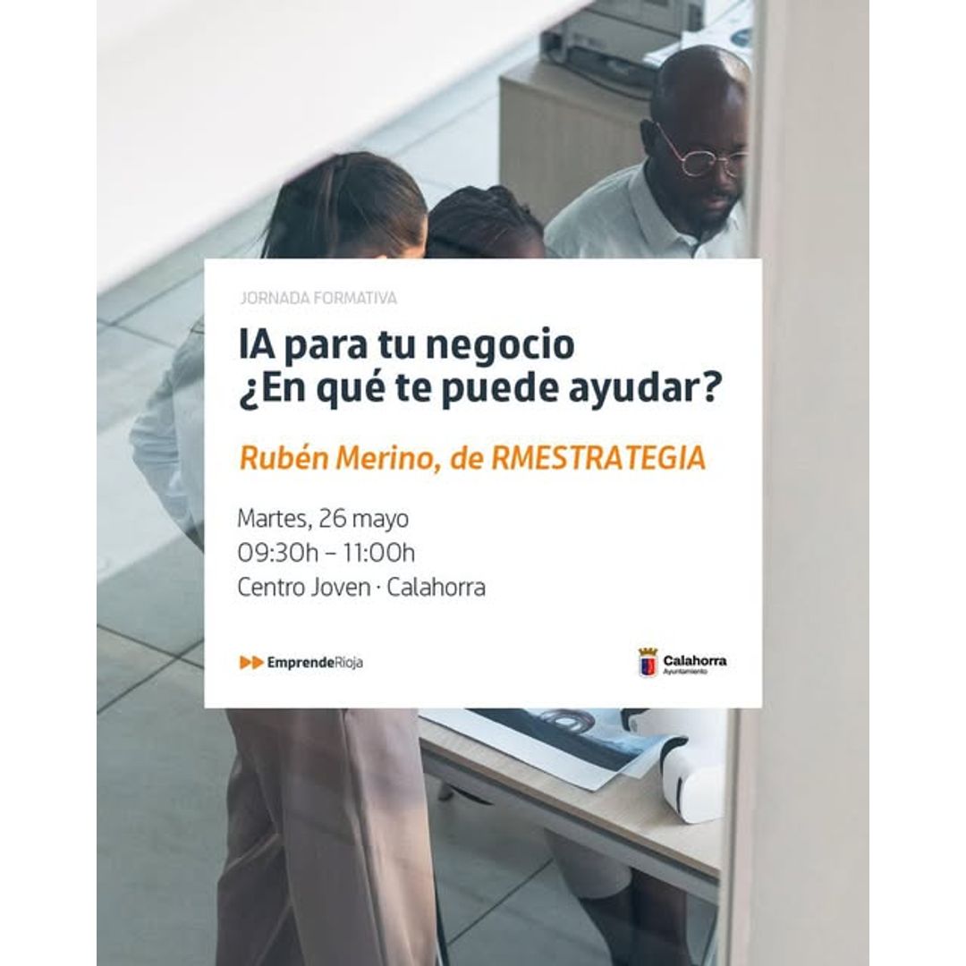 Jornada formativa: IA para tu negocio: ¿en qué te puede ayudar?