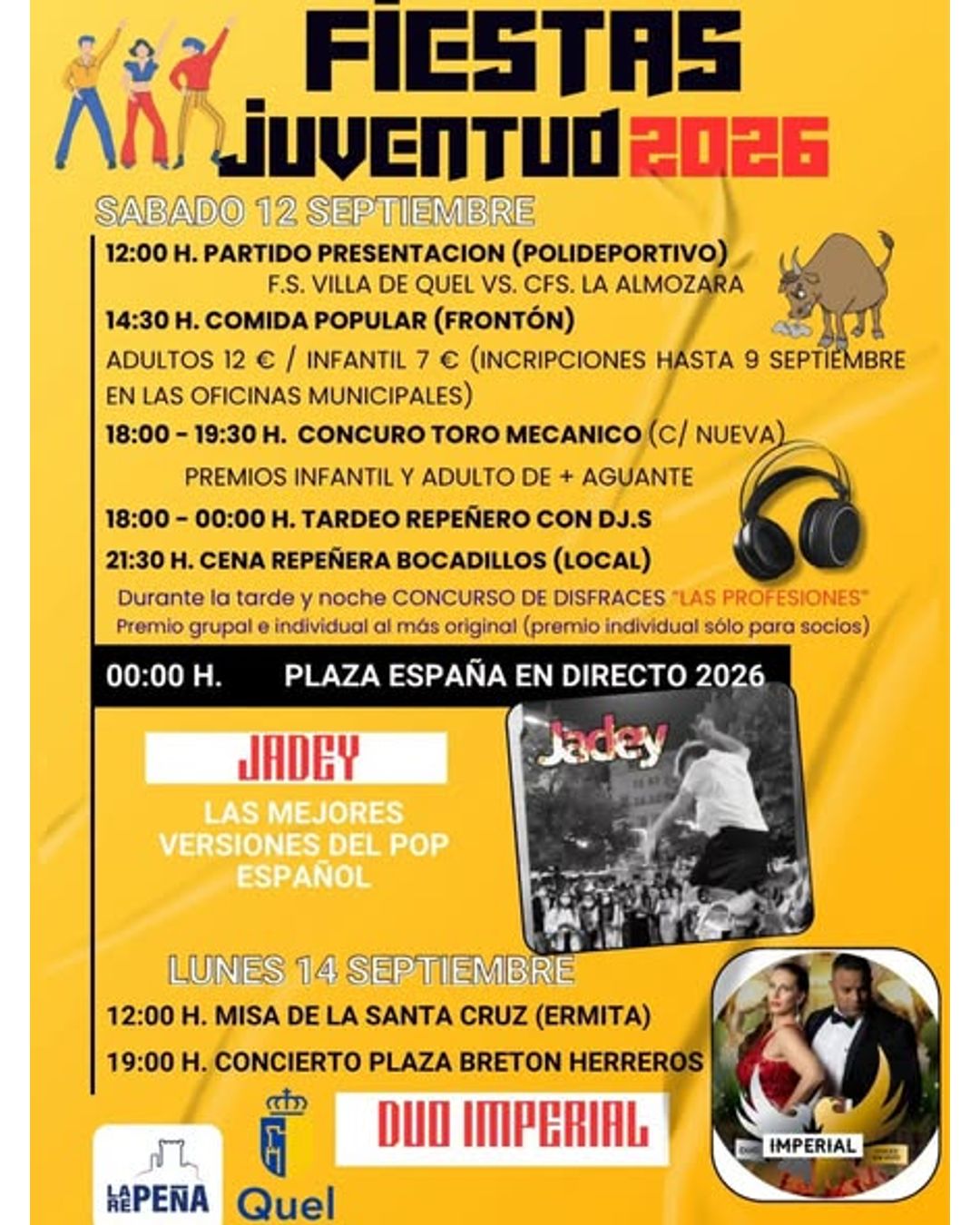 Fiestas de Juventudes de Quel 2026