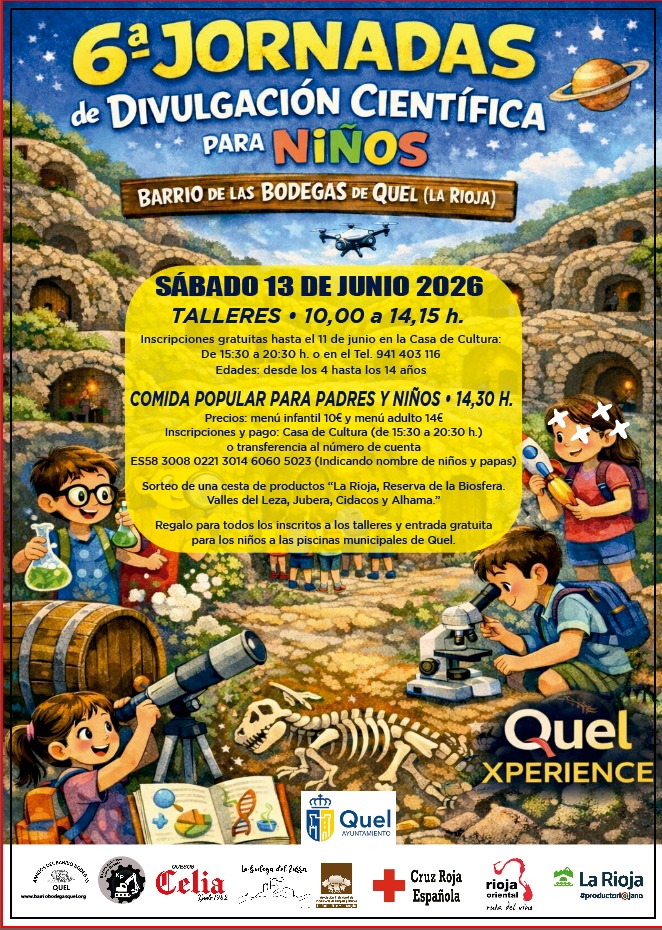 VI Jornadas de Divulgación Científica «Quel Xperience»