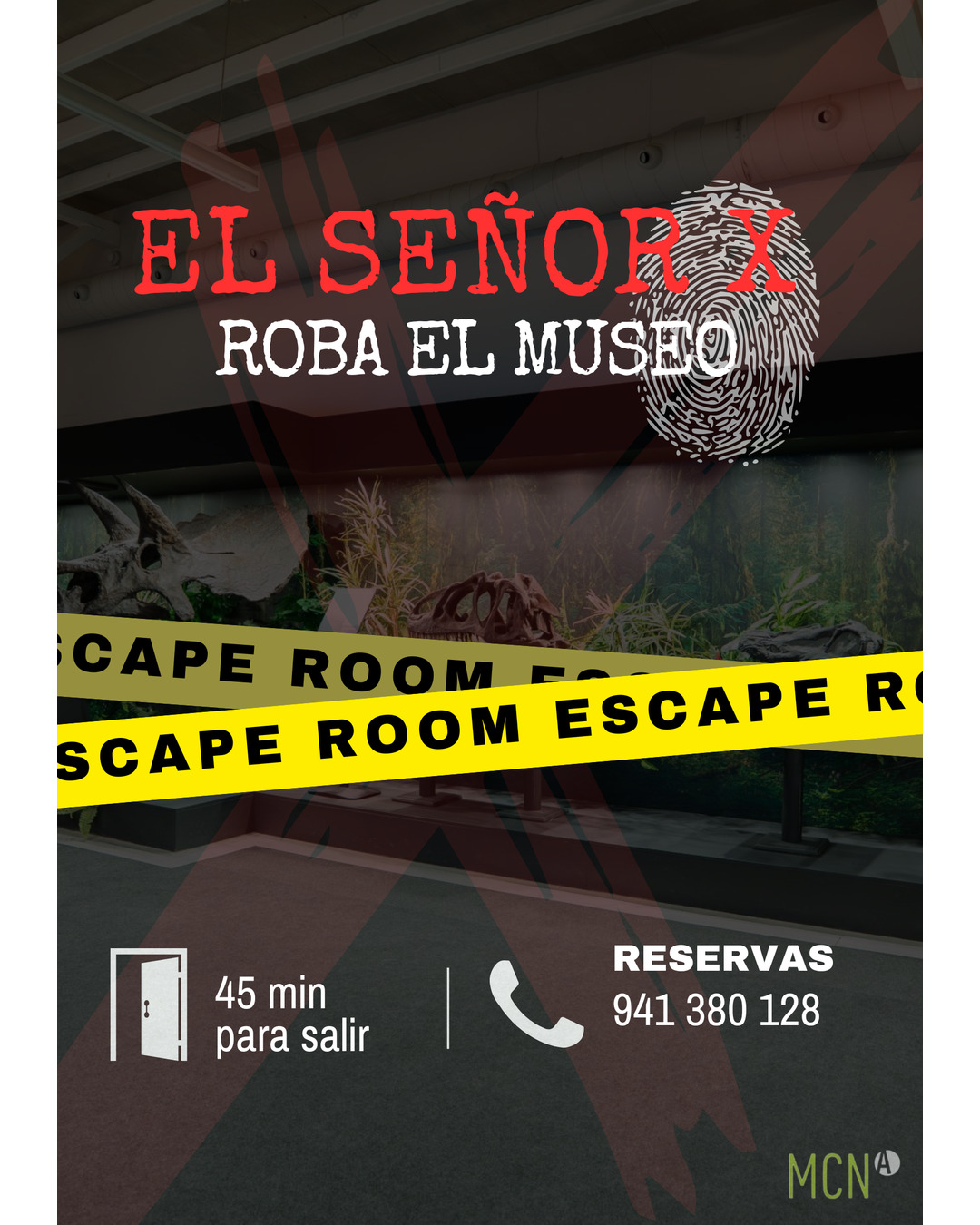 SCAPE ROOM El Señor X roba en el Museo