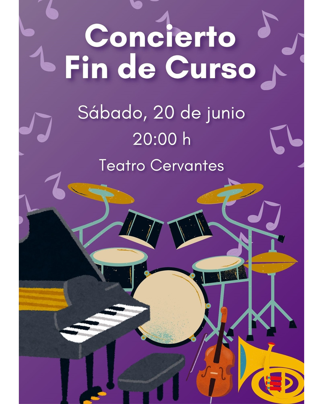 Concierto fin de curso Escuela de Música Agustín Ruiz