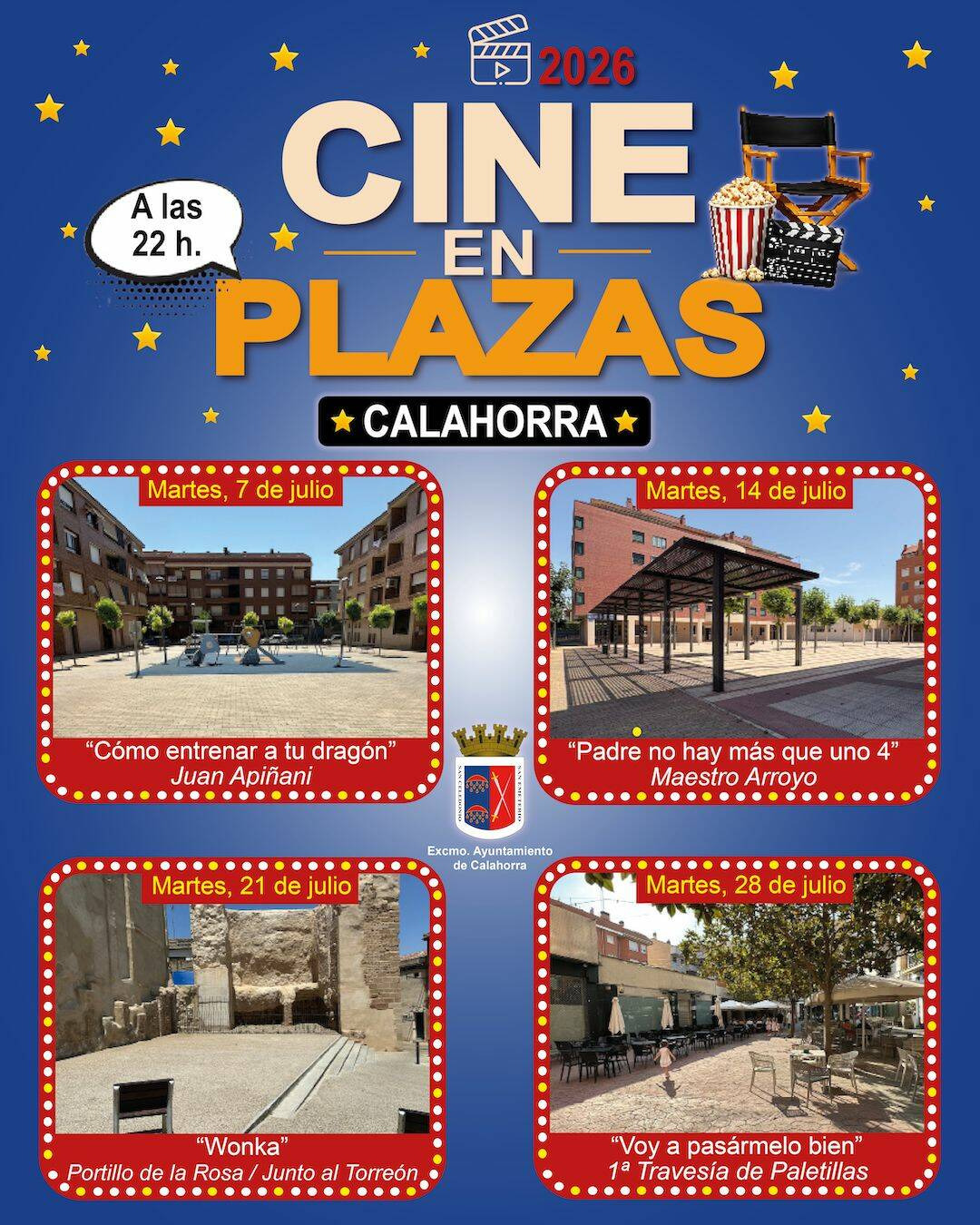 Cine al aire libre en Calahorra