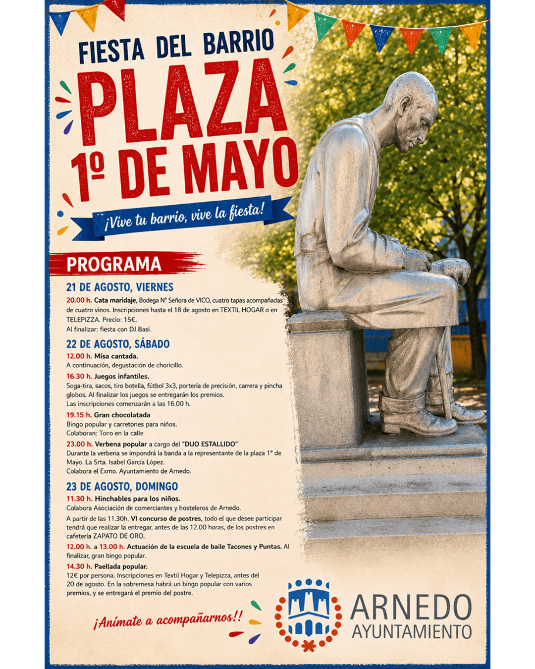 Fiesta del barrio Plaza 1º de Mayo