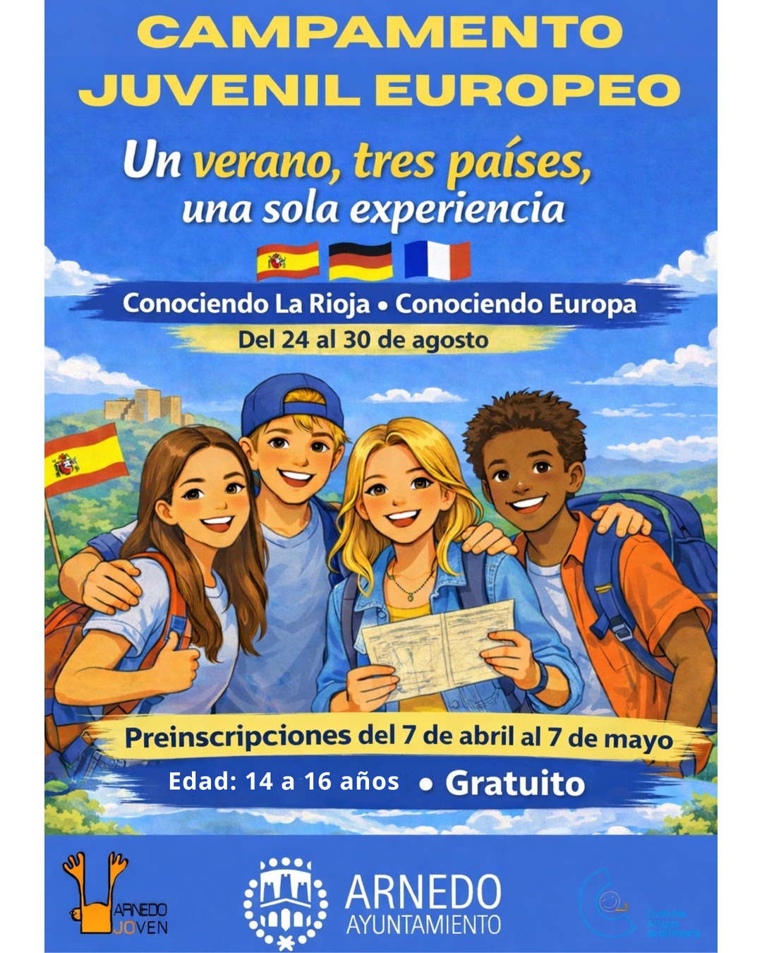 Campamento Juvenil Europeo: «Conociendo La Rioja – Conociendo Europa»